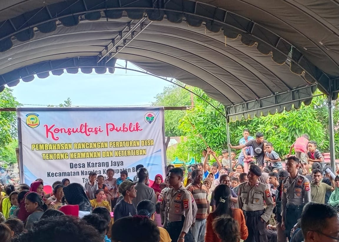 Hampir Terjadi Ricuh Di Rapat Raperdes Desa Karang'Teriak Masyarakat Copot Kades