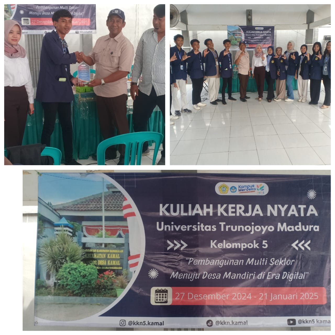 KKN Univ Trunojoyo Madura di Desa Kamal