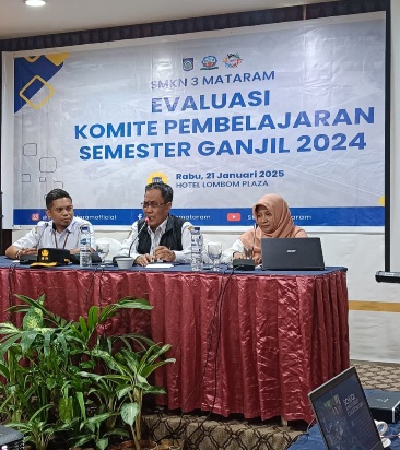 Rakor dan Evaluasi Kombel 'CAKEP' SMKN 3 Mataram : Bersinergi Mewujudkan SMEKTI KOMPAK