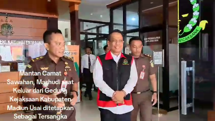 Mantan Camat Sawahan Mashudi Ditahan, Terkait Dugaan Korupsi Proyek Pembebasan Tanah pembangunan Jalan tol