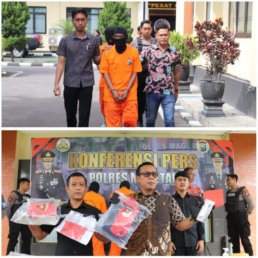 Polres Magetan Ungkap Kasus Curanmor, Tiga Pelaku Dibekuk