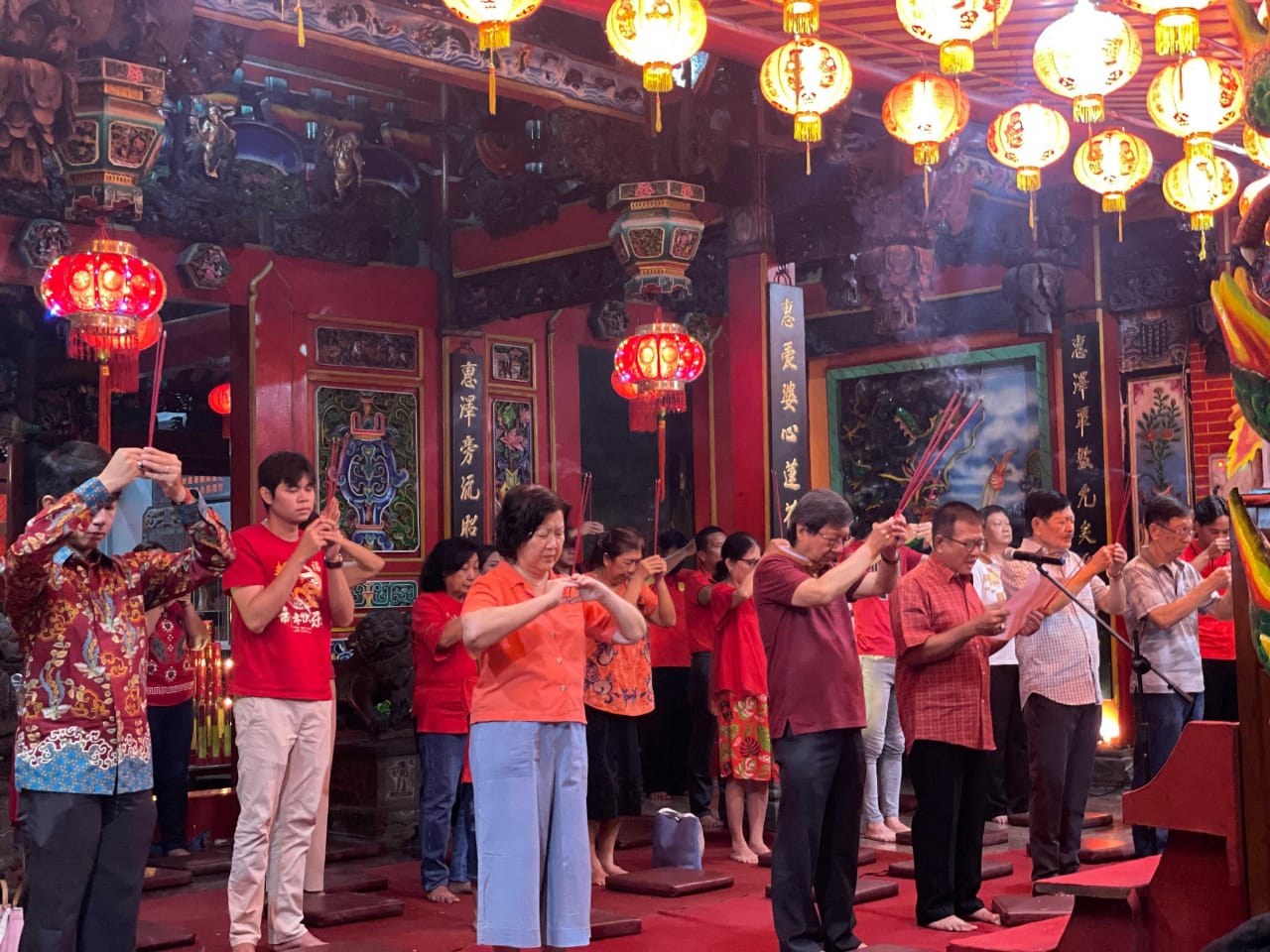 Perayaan Tahun Baru Imlek 2576 di Vihara Hwie Ing Kiong Kota Madiun, Doa dan Harapan untuk Kepemimpinan yang Baik