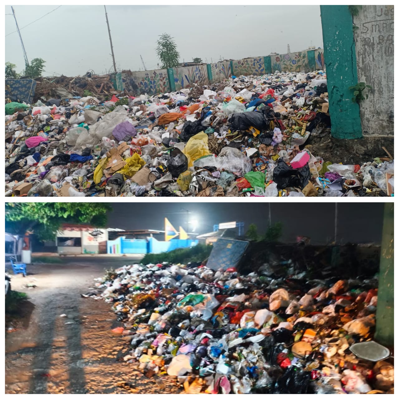 Akibat Pembiaran Sampah Yang Menumpuk, Membuat Resah Warga Kejawan