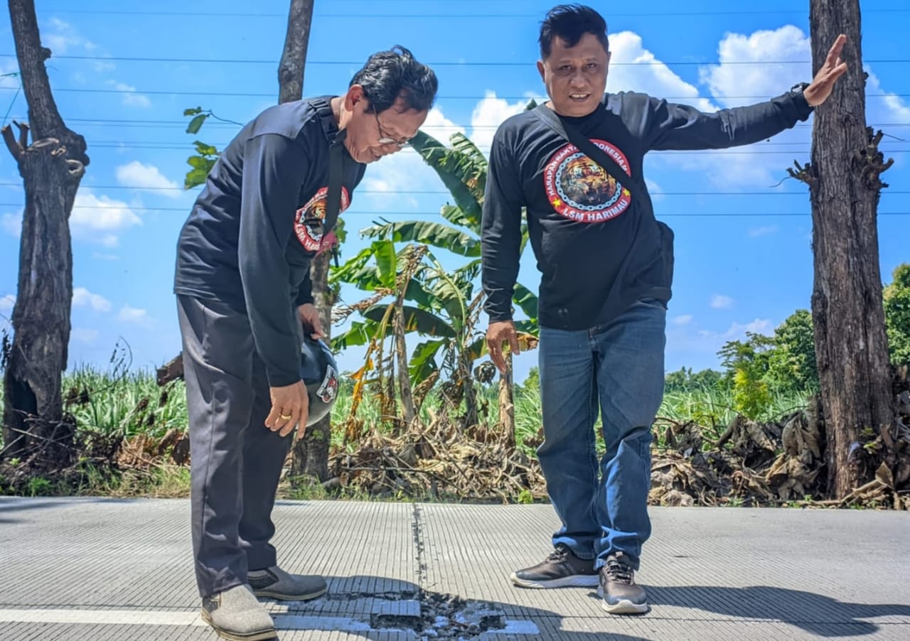 LSM Harimau DPC Madiun Raya Desak Perbaikan Jalan Pule Batas Ngawi Segera Ditangani