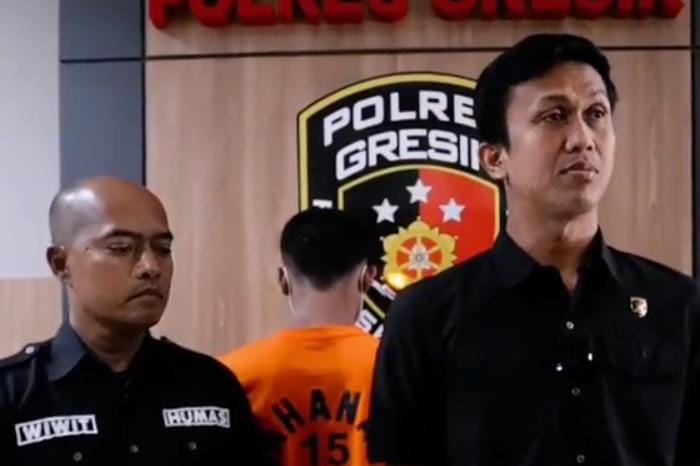 Satreskrim Polres Gresik Tangkap Pelaku Kekerasan terhadap Anak yang Berujung Kematian