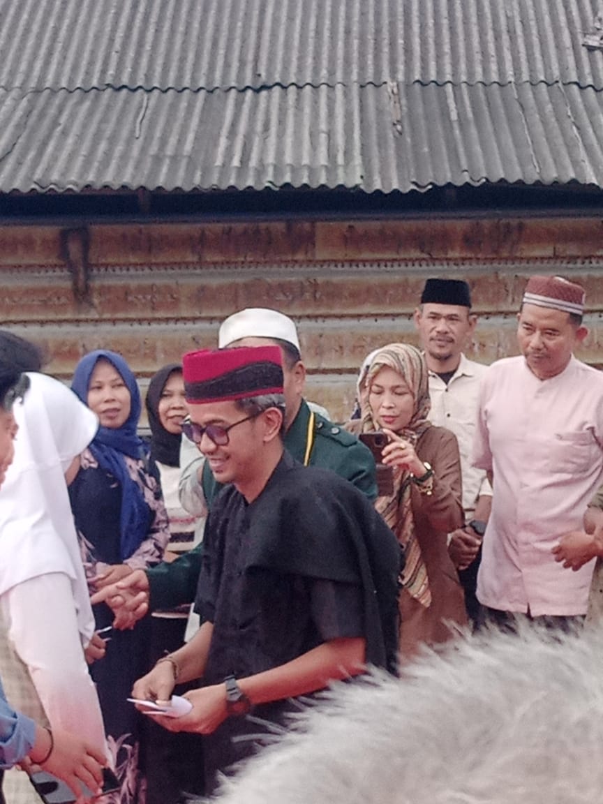 Kades Desa Sukajaya Kerjasama Dengan Lembaga Desa Berbagi Kebahagiaan di Bulan Ramadhan dan Santunan Anak Yatim -Piatu