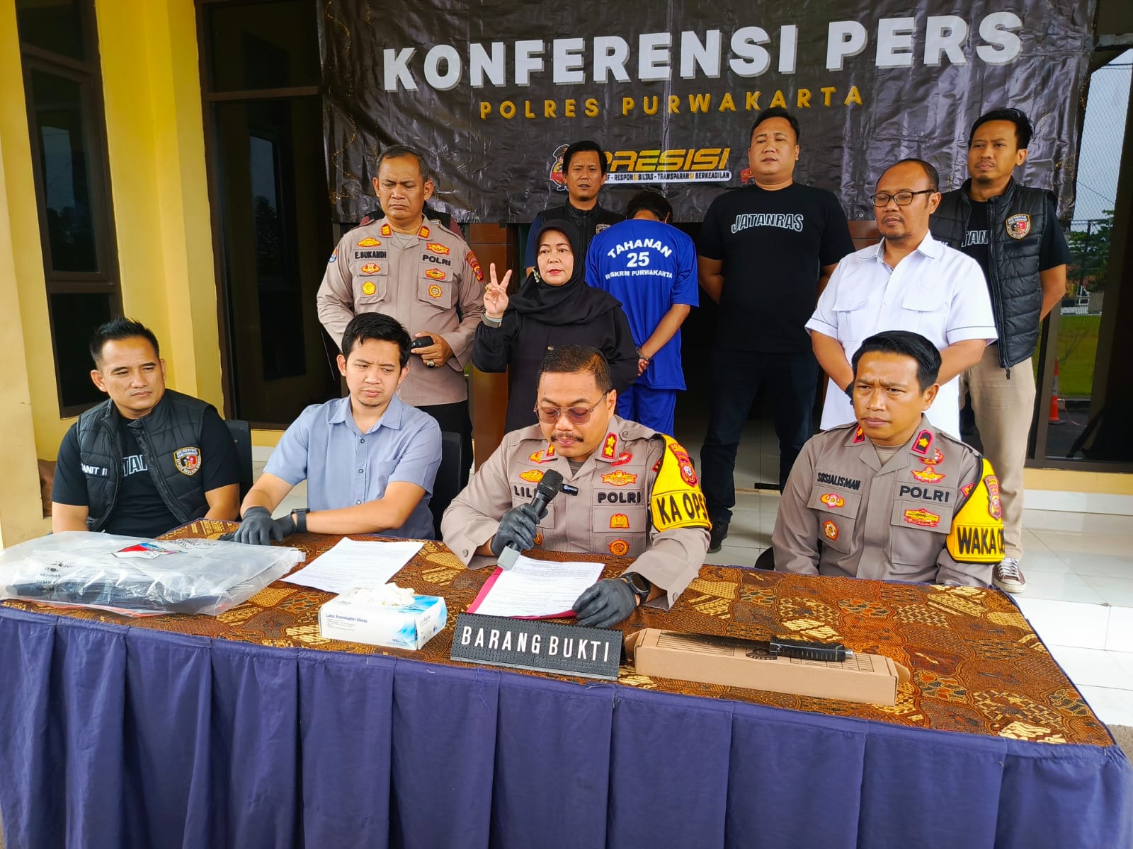 Sat Reskrim Polres Purwakarta Berhasil Tangkap Pelaku Pembunuhan Yang Sempat Melarikan Diri