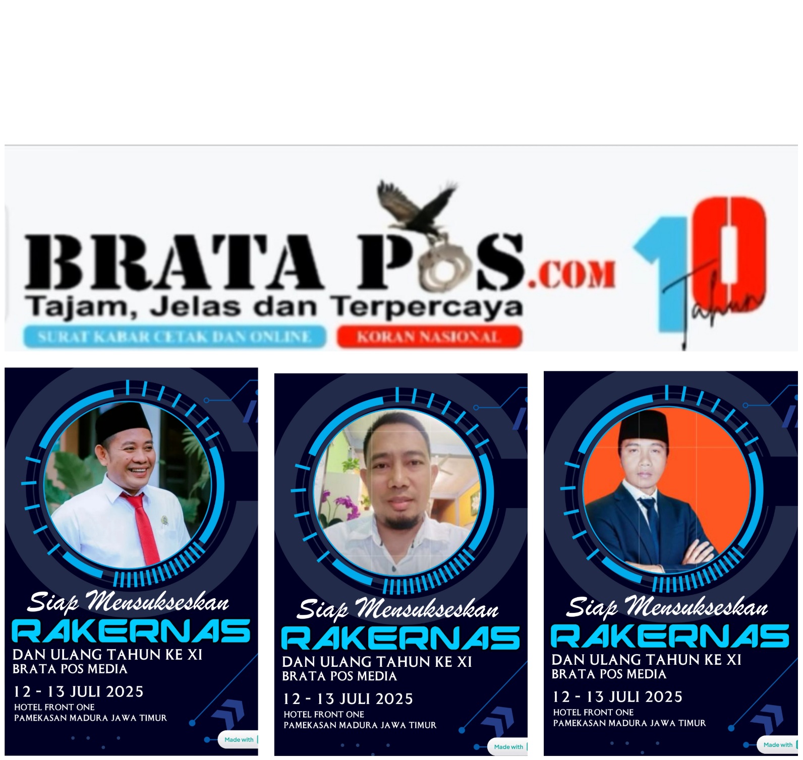 Bratapos Akan Menggelar Rakernas dan Anniversary ke- X1 Tahun 2025, LP-KPK NTB Beri Dukungan Full