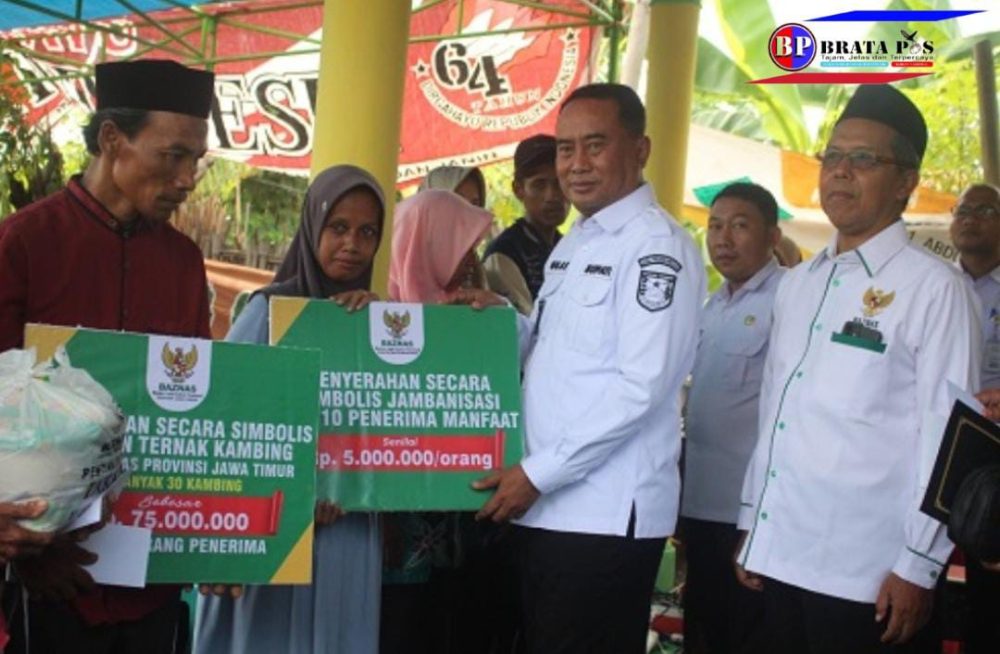 Pj. Bupati Probolinggo Ugas Irwanto, S.Sos. Resmikan 15 Unit RTLH BAZNAS