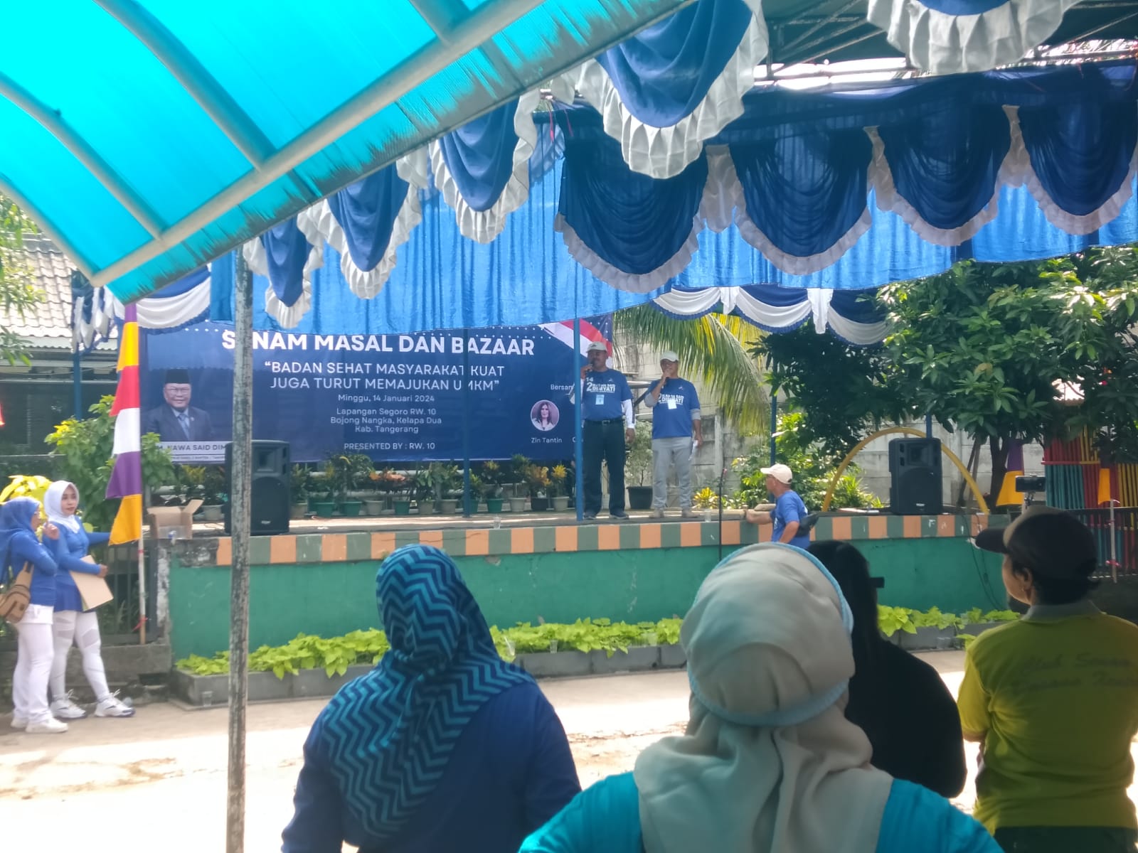 Lomba Senam Di Ikuti Komunitas Senam se Dasana Indah, Di Suport Dewan H Nawa Said Dimyati