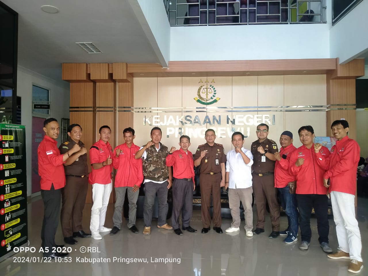 Jalin Kordinasi dan Sinergitas DPC PWRI Pringsewu Audensi Dengan Kejari Pringsewu.