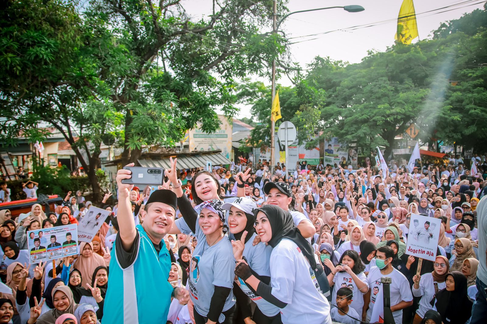 Ribuan warga Cipondoh ikuti Senam Gemoy Bersama Wakil ketua DPRD