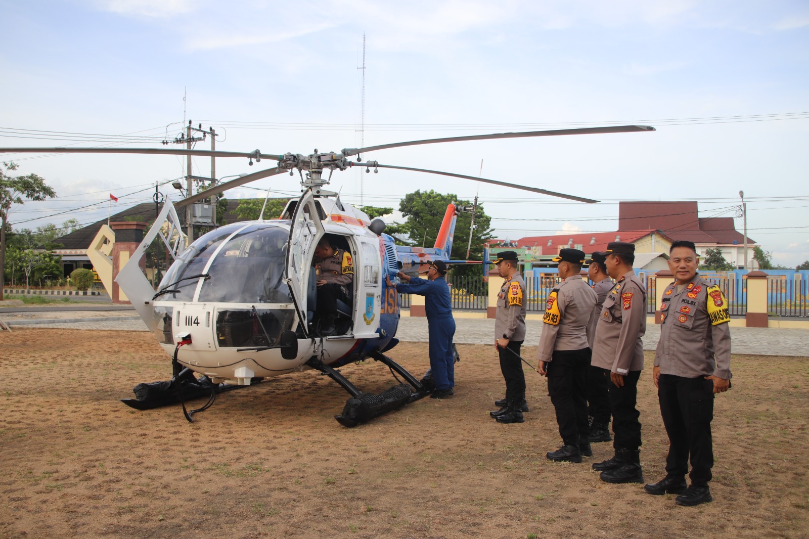 Cek Kesiapan Pengamanan Pemilu, Dua Pejabat Polda Lampung Kunjungi Polres Pringsewu