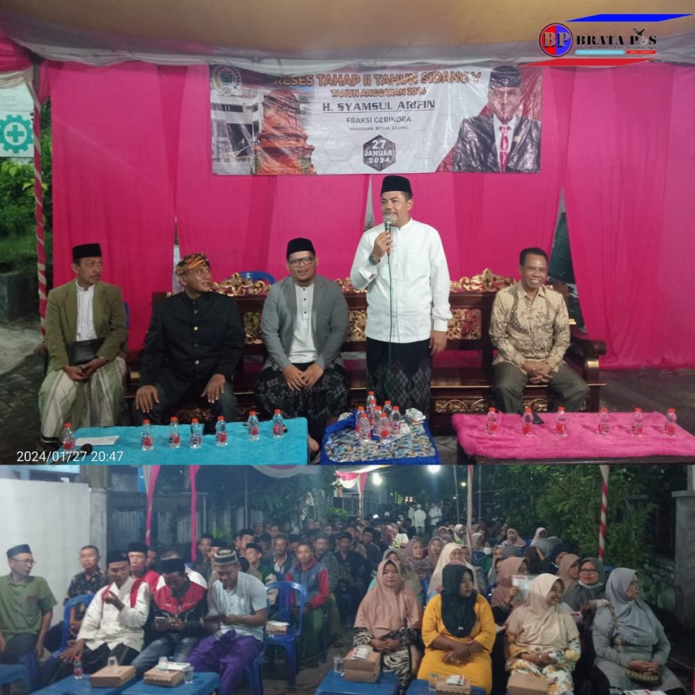 Mantap!!, Ujar Gus Haris Saat Hadiri Reses H. Syamsul Arifin