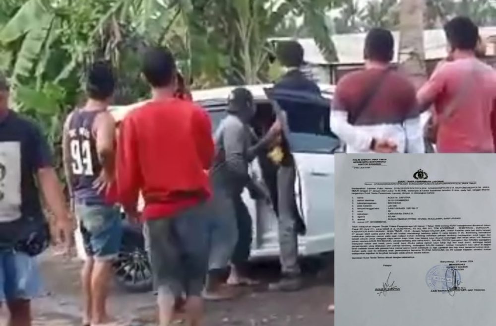 Liput "Tambang Ilegal", Jurnalis di Banyuwangi Jadi Korban Cakaran dan Luka Memar ..!!
