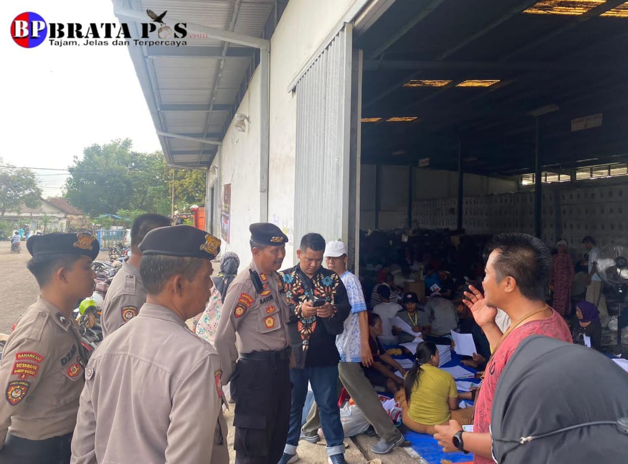Jamin Keamanan Kertas Suara, Polresta Banyuwangi Intensifikasi Pengamanan Gudang Logistik KPU