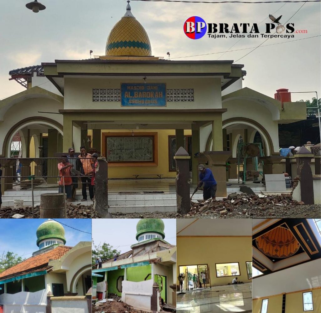 Masjid Emas Al-Barokah Asembagus, Siap Menyambut Idul Fitri 1445 H
