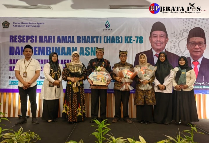 Kemenag Banyuwangi Launching Antologi Puisi "Hebat Bersama Umat" Pada Resepsi HAB ke-78