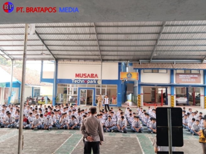 Cegah Penggunaan Knalpot Brong yang Meresahkan Warga, Polsek Blora Gencar Sosialisasi ke Sekolah