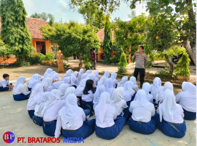 Polsek Brati Sosialisasi Larangan Knalpot Brong di Sekolah