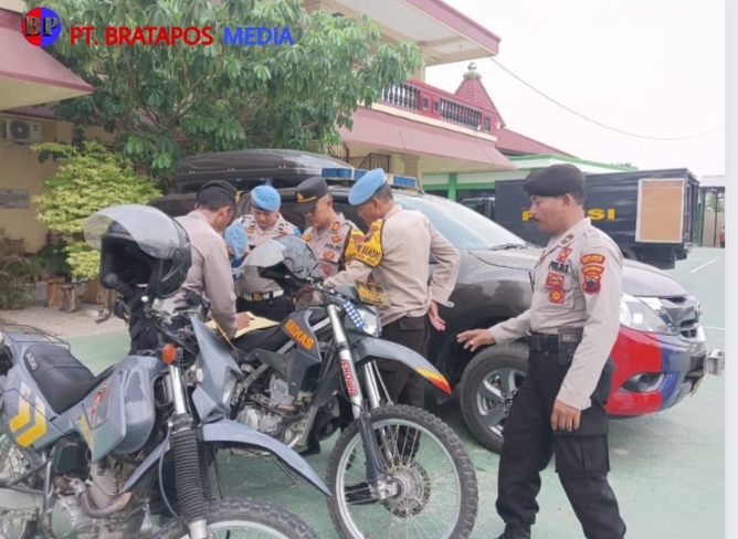 Kendaraan Bermotor Anggota Polres Blora Diperiksa Sipropam