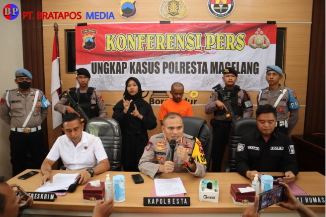 Polresta Magelang Amankan Suami yang Bunuh Istrinya di Krasak