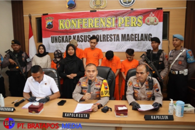 Satreskrim Polresta Magelang Berhasil Amankan 5 Pelaku Penganiayaan Anak