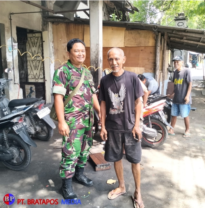 Hindari Knalpot Brong, Babinsa Joyotakan Dekati Bengkel Sepeda Motor