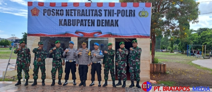 Jaga Netralitas, TNI Polri di Demak Dirikan Posko Aduan Masyarakat