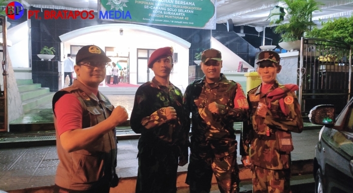 Peduli Keamanan Wilayah Piket Koramil 03/Serengan Patroli Malam