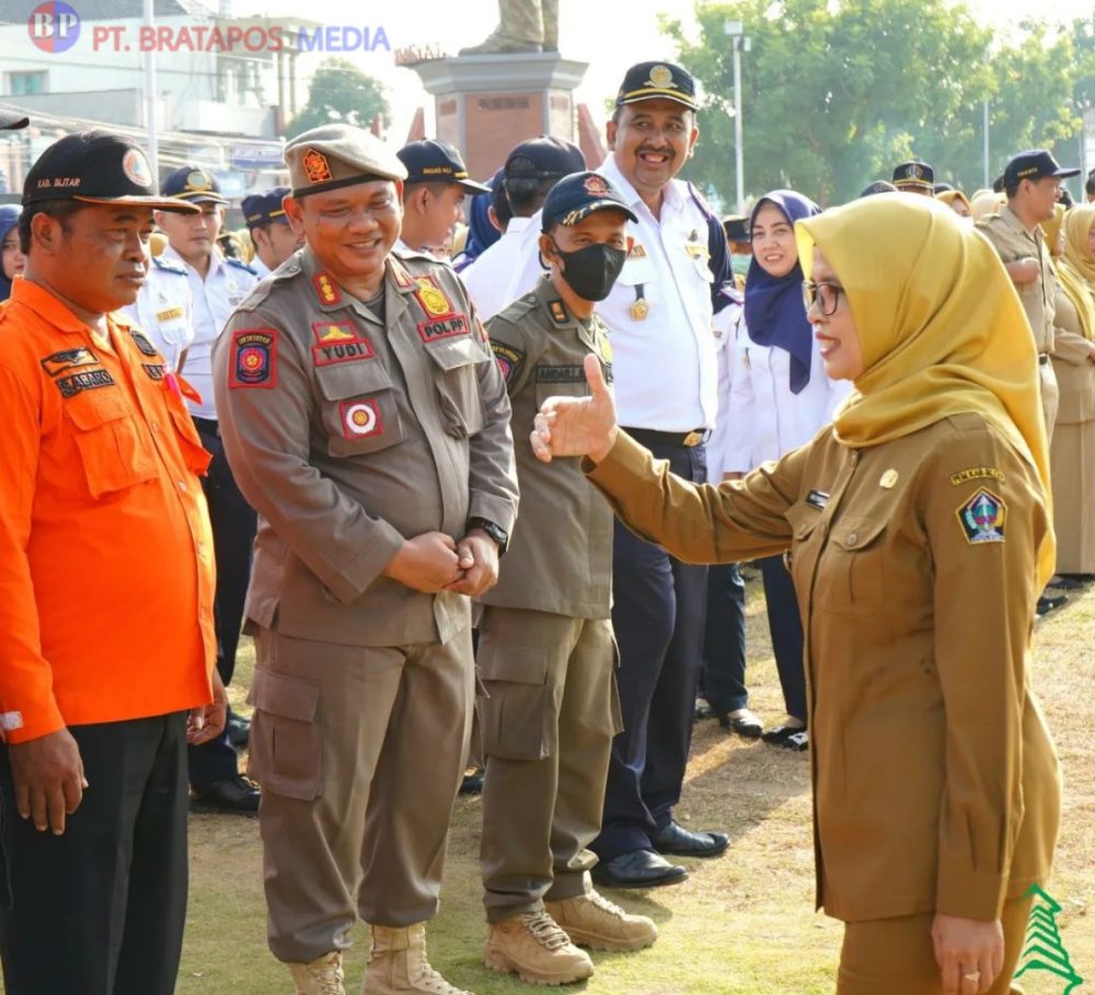 Apel Gabungan ASN Pemkab Blitar Tahun 2024, Begini Pesan Bupati Blitar