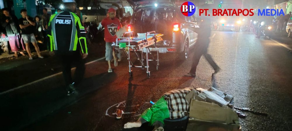 Truk Tabrak Lari Pengendara Motor, Satu Korban Tewas di Lokasi Kejadian