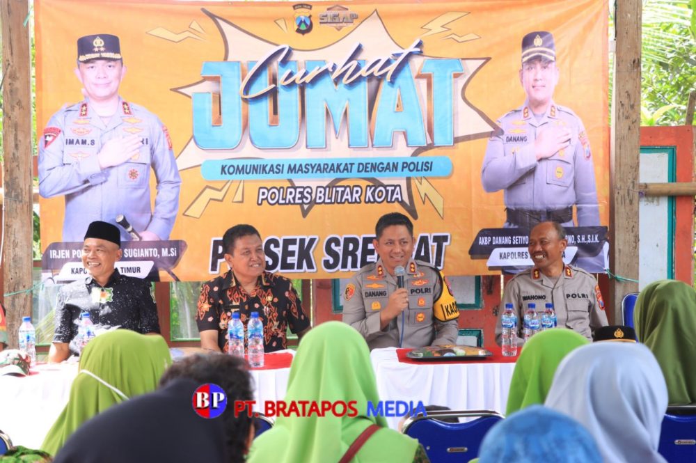 Jumat Curhat Polres Blitar Kota, Warga Curhat Soal Pembuatan SIM