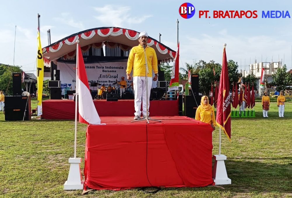 Momentum Senam Bersama, Ketua STI Kota Blitar Ajak Untuk Aktif Kegiatan Di Masyarakat Seperti Posyandu Lansia dan Karangwerda