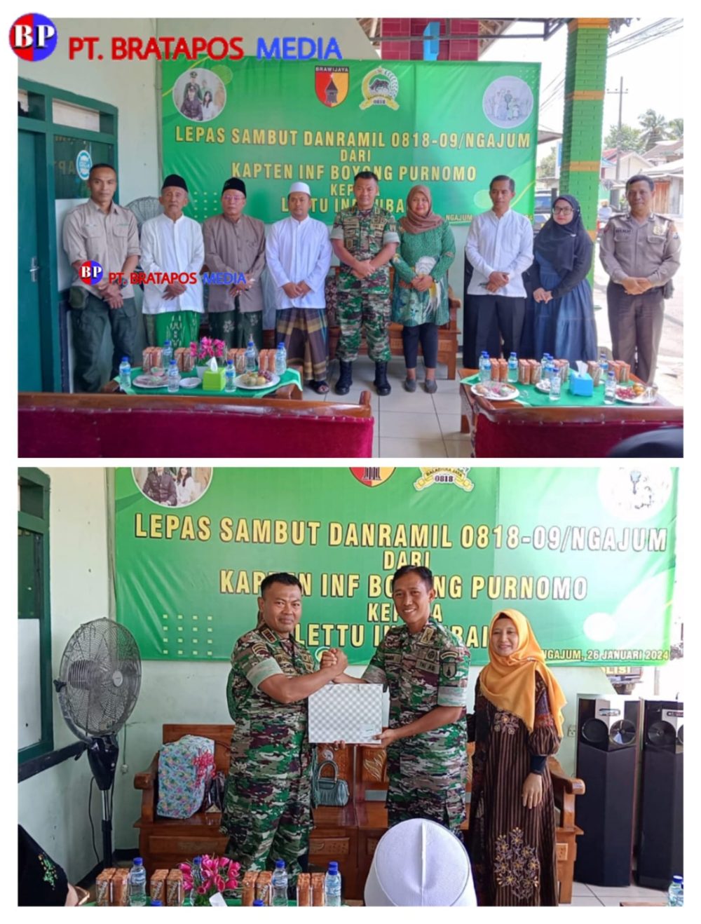 Pamit Kenal Komandan Rayon Militer 0818-09 Ngajum Kodim 0818 Malang - Batu
