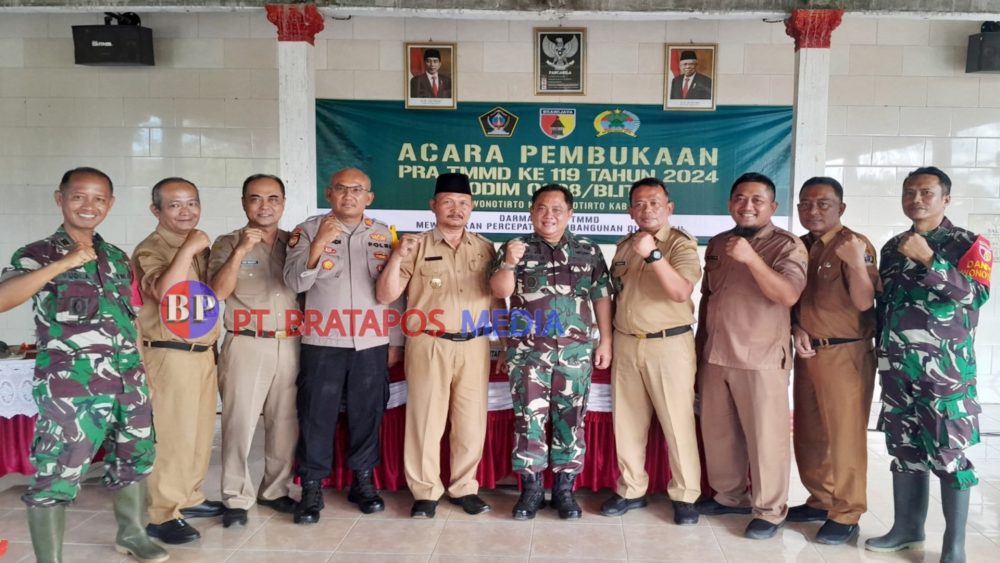 Kodim 0808/Blitar, Gelar Acara Pembukaan Pra TMMD Ke 119 TA. 2024