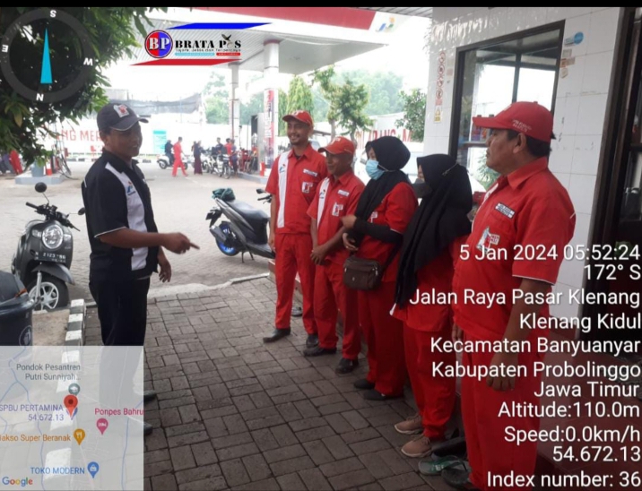 Kinerja Keras & Disiplin Tinggi menjadi Motto SPBU 5467213 Desa Klenang Kidul