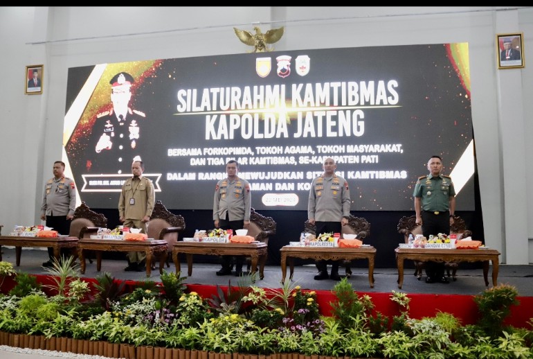 Irjen Pol Ahmad Luthfi; 3 Pilar agar dirikan rumah Restorasi of Justice.  PATI, Bratapos.xom- Kapolda Jateng