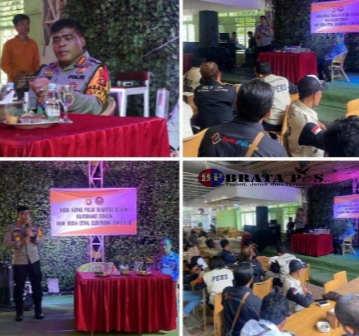 Kabid Humas Polda Sumsel Silaturahmi Bersama Insan Pers