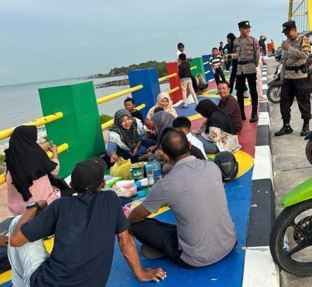 Bhabinkamtibmas Polres Karimun Ajak Masyarakat Jaga Kamtibmas Menjelang Pemilu 2024