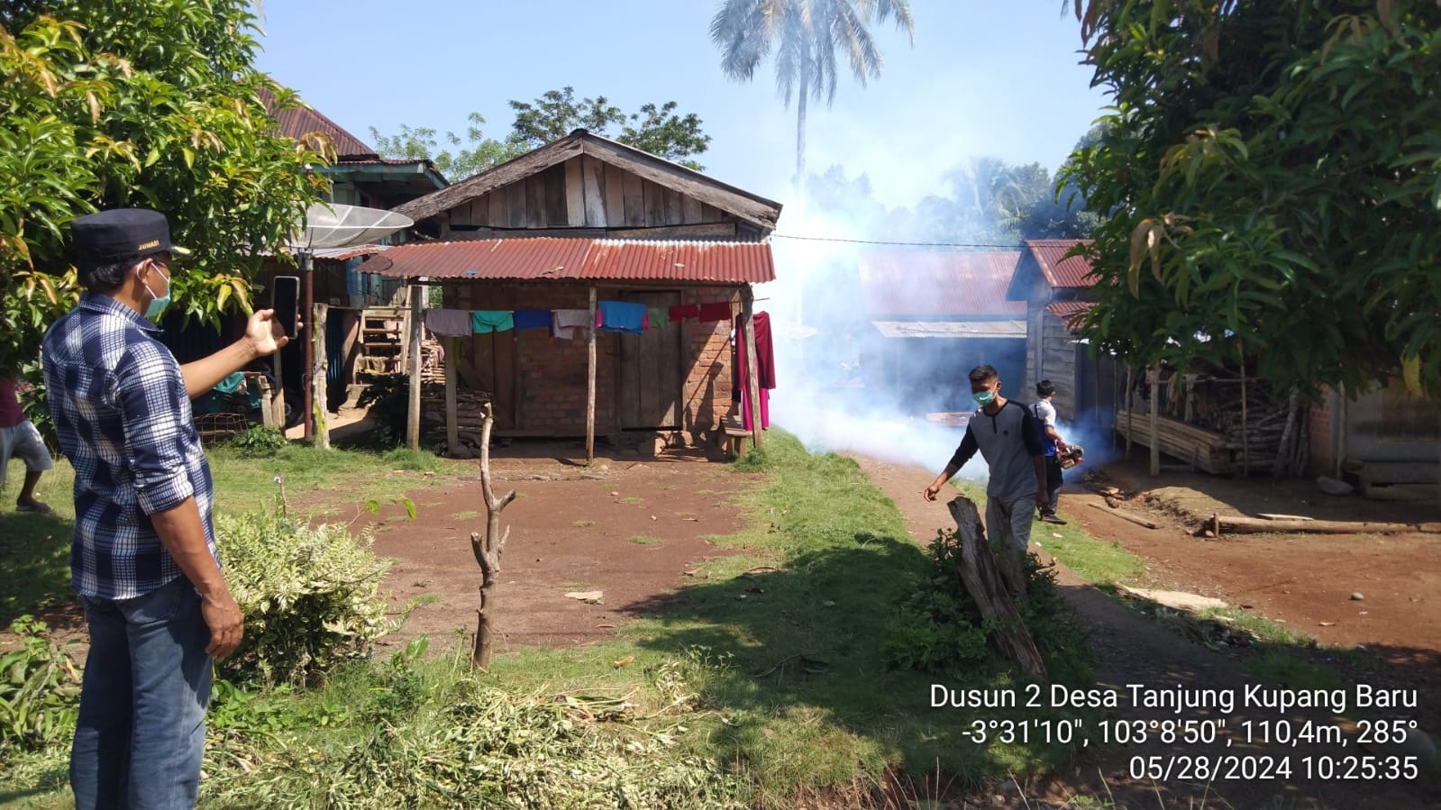 Masyarakat Terkena DBD Kedes Tanjung Kupang Cepat Tanggap Dan Melaporkan Ke Dinas Keshatan