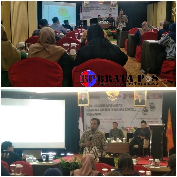 Sosialisasi Peraturan Pemilu, Oleh Bawaslu Kota Madiun di Aston Hotel