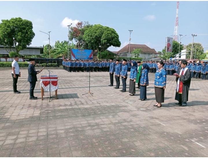 Pj.Bupati Lantik 780 PPPK Formasi di lingkungan Penkab Empat Lawang.