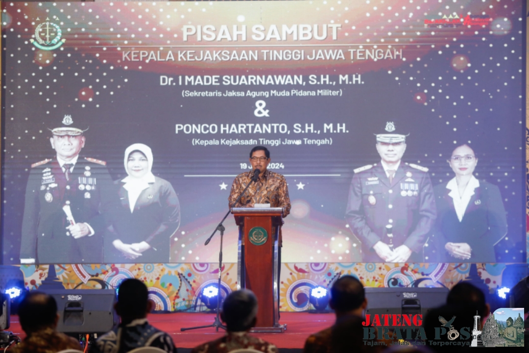 Pj Gubernur Jateng Ajak Kajati Baru Tingkatkan Kolaborasi Sukseskan Pilkada 2024