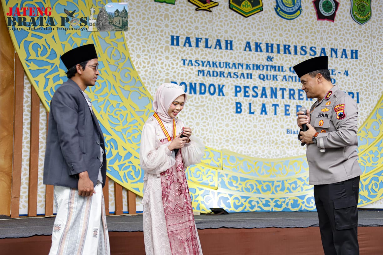 Irjen Pol Ahmad Luthfi Bangga Mengantar  Haflah Akhirissanah Ponpes Blater Madinatul Qur’an