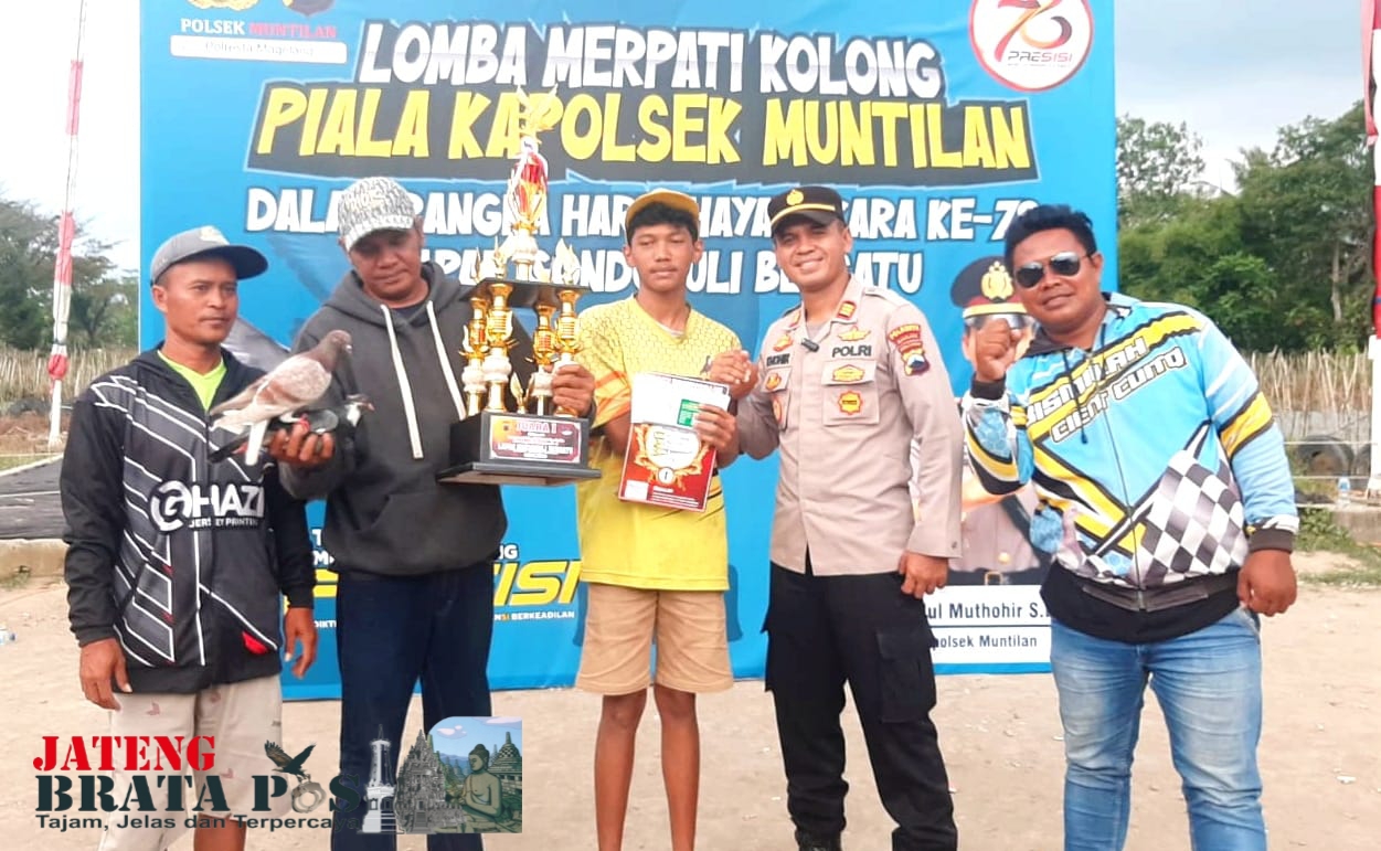 Semarakkan Hari Bhayangkara, Polsek Muntilan Gelar Lomba Merpati Kolong