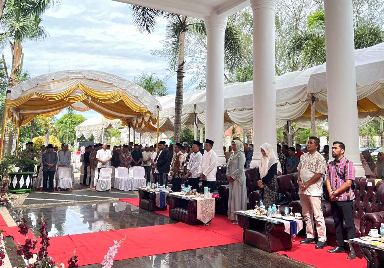 Pemkab Nagan Raya Menggelar Halal Bihalal Di Pendopo Bupati Komplek Perkantoran Suka Makmue