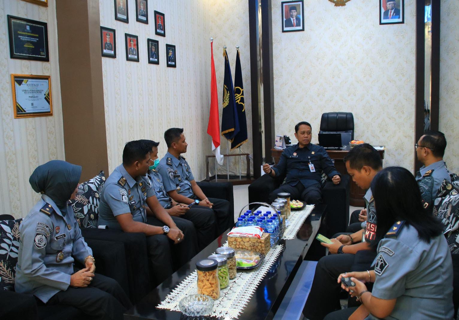 Kadivpas Jatim Lakukan Bintorwasdal di Lapas Banyuwangi, Ingatkan Tiga Kunci Pemasyakatan Maju