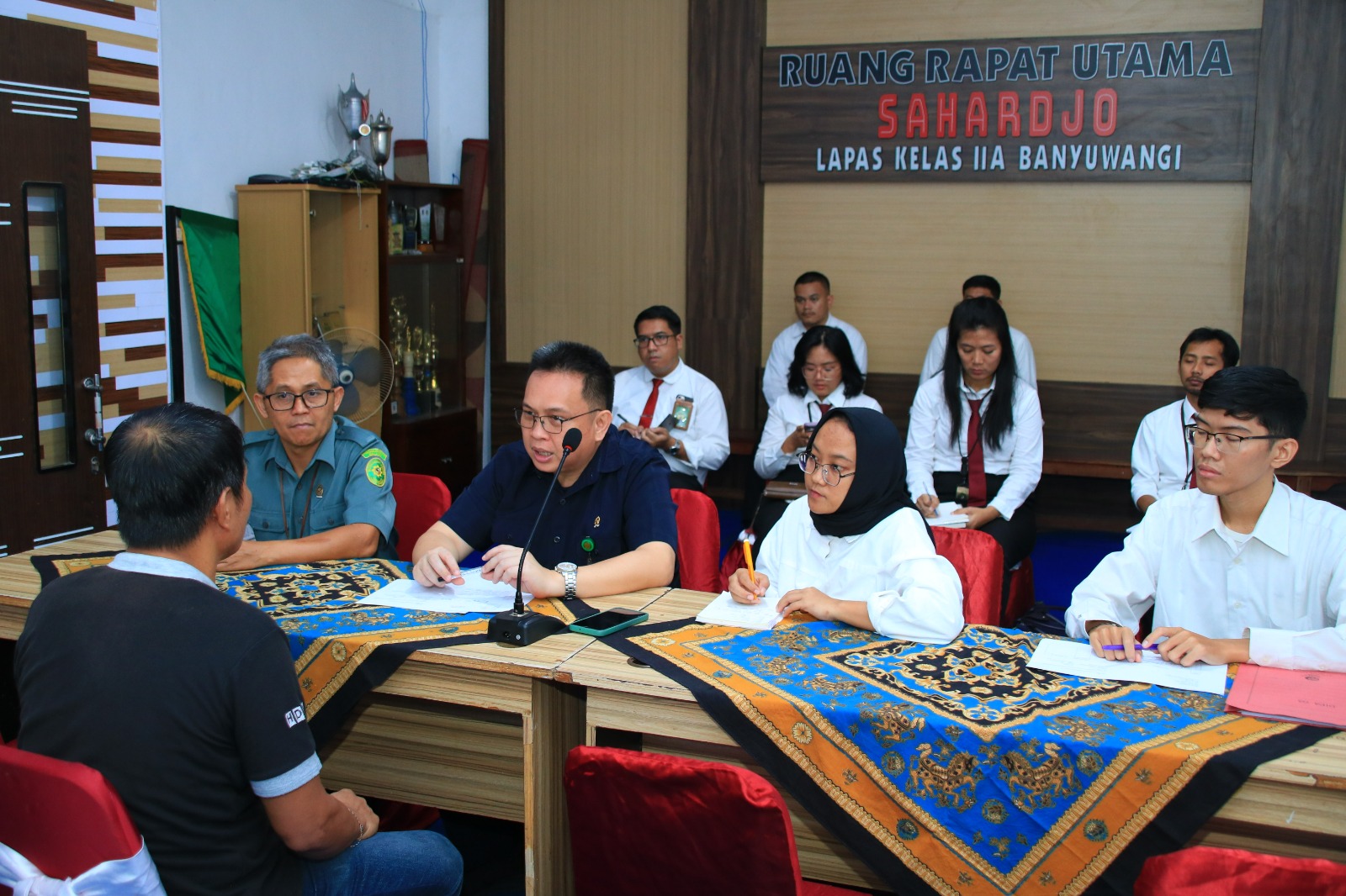 Lapas Kelas IIA Banyuwangi, Terima Kunker Hakim WasMat Pengadilan Negeri Banyuwangi