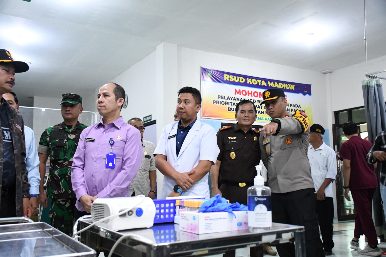 Antipasi Arus Mudik Lebaran 2025, Kapolres Madiun Kota dan Forkopimda Cek Kesiapan RSUD Sogaten